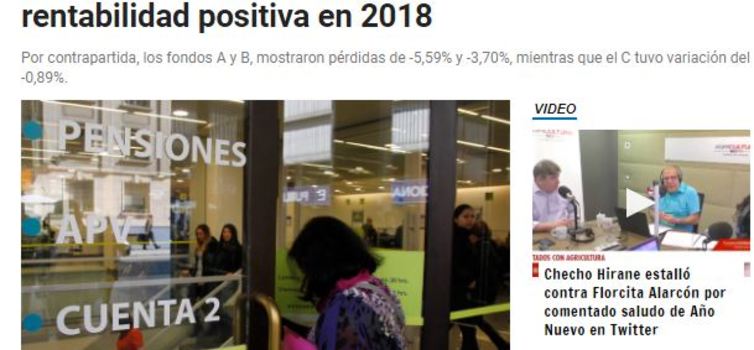 Rentabilidad de multifondos de AFP Rentabilidad de multifondos de AFP